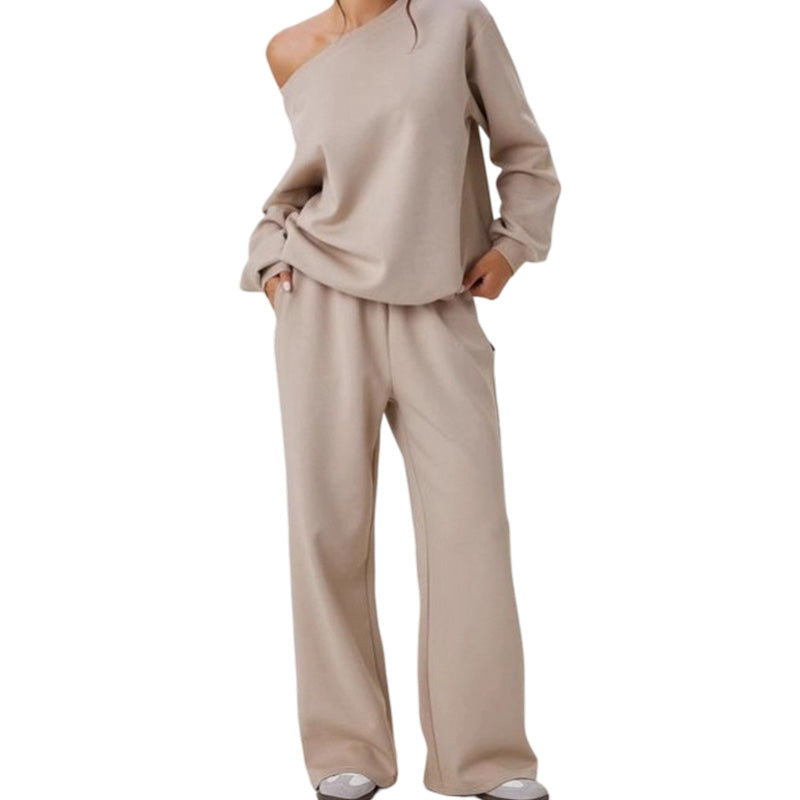 ⌛Limited-Time Offer-Women's Sweatshirt & Sweatpants 2-Piece Set