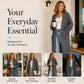Women's Open Front Long Knit Cardigan