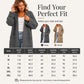 Women's Open Front Long Knit Cardigan