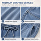 👖 Pull On & Go | Women's Elastic-Waist Relaxed Wide-Leg Jeans