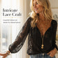 ⌛Limited-Time Offer-Women's Lace Long Sleeve V-Neck Top