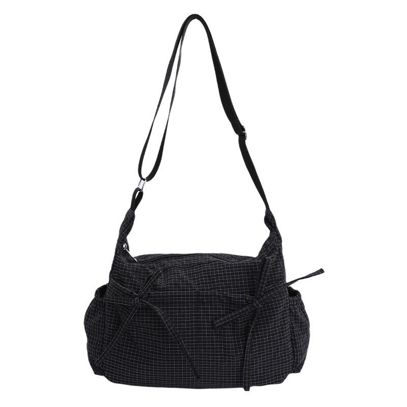 ⌛Limited-Time Offer-Casual Plaid Slouchy Shoulder Bag