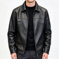 Refined Urban Leather Jacket