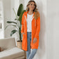 ⌛Limited-Time Offer-Women's Longline Zip Up Hooded Jacket
