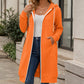 ⌛Limited-Time Offer-Women's Longline Zip Up Hooded Jacket
