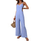 Women's Casual V-Neck Spaghetti Strap Jumpsuit