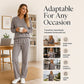 ⌛Limited-Time Offer-Women's Half-Button Sweatshirt & Sweatpants Set