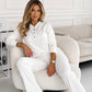 ⌛Limited-Time Offer-Women's Half-Button Sweatshirt & Sweatpants Set