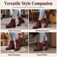 👢 Stable Steps, Western Edge | Women's Side-Zip Chunky Heel Ankle Boots