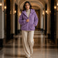 Women's Cozy Fuzzy Hooded Jacket