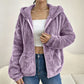 Women's Cozy Fuzzy Hooded Jacket