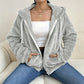 Women's Cozy Fuzzy Hooded Jacket