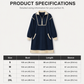 Women's Casual Half-Zip Sweatshirt Dress
