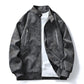🧥 Suede-Look Texture, Relaxed Style | Men's Stand-Collar Oversized Bomber Jacket ⚡ Free Shipping