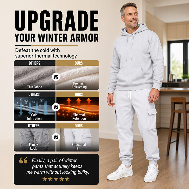 👖 Pull On & Go | Men's Loose Drawstring Cargo Jogger Pants