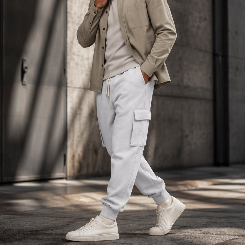 👖 Pull On & Go | Men's Loose Drawstring Cargo Jogger Pants
