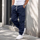 👖 Pull On & Go | Men's Loose Drawstring Cargo Jogger Pants