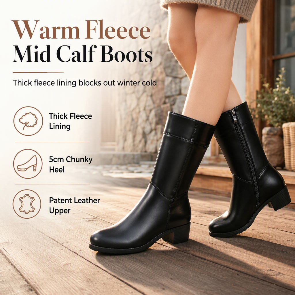 Women's Fleece-Lined Winter Boots
