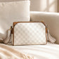 Stylish 3-Layer Diamond-Patterned Crossbody Bag