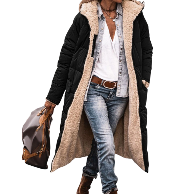 ✨Free Shipping✨Reversible Hooded Padded Slim-Fit Coat