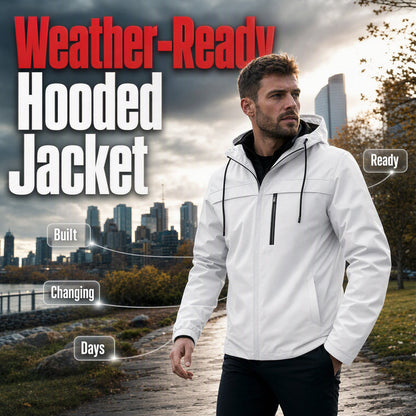 🧥 Weather-Ready Hooded Jacket - Easy City-to-outdoor Styling