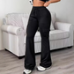 👖 Utility Detail, Flattering Flare | Women's High-Waist Drawstring Cargo Pants