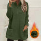 🧸Limited-Time Offer - Women's Half-Zip Plush Sweatshirt with Pockets