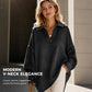 Women's Oversized Washed Denim Blouse