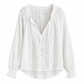⌛Limited-Time Offer-Women's Elegant Loose Fit Long Sleeve Lace Pullover Blouse