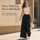 ⌛Limited-Time Offer-Women's Casual High Waisted Wide Leg Tailored Pants with Flowy Drape