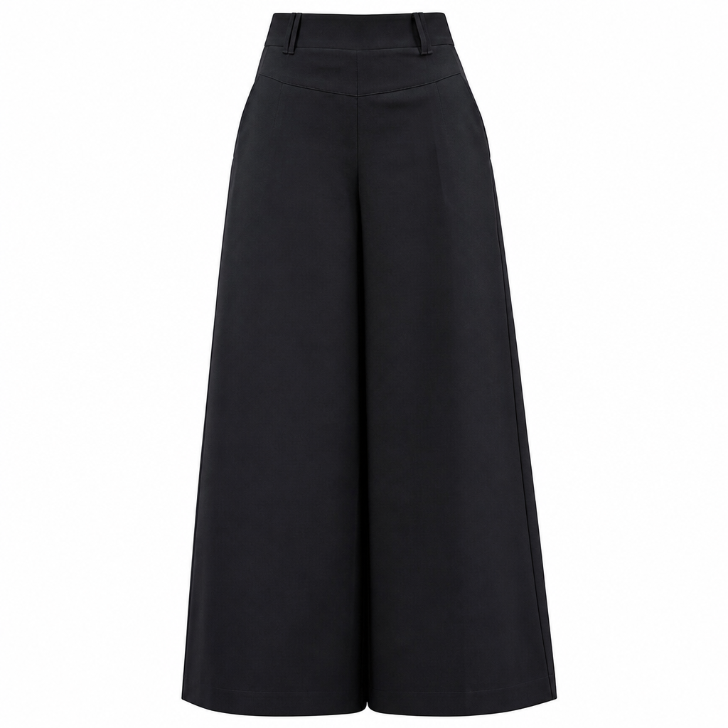 ⌛Limited-Time Offer-Women's Casual High Waisted Wide Leg Tailored Pants with Flowy Drape