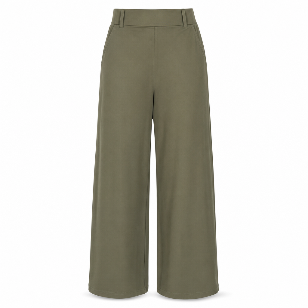 ⌛Limited-Time Offer-Women's Casual High Waisted Wide Leg Tailored Pants with Flowy Drape