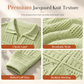 Men's Lapel Collar Hollow Out Knitted Sweater