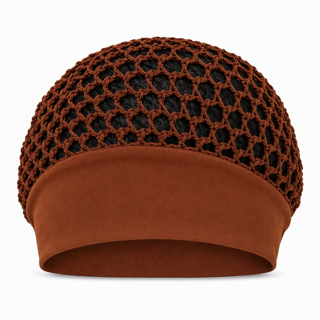 ⌛Limited-Time Offer-Elastic Breathable Wide Band Mesh Hair Net Cap Hollow Out Hair Cover