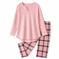 ⌛Limited-Time Offer-Women's Knit Top and Plaid Leggings Set