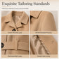 💖 Tailored to Flatter | Women's Belted Single-Breasted Slim Coat
