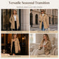 💖 Tailored to Flatter | Women's Belted Single-Breasted Slim Coat