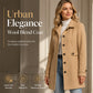 💖 Tailored to Flatter | Women's Belted Single-Breasted Slim Coat