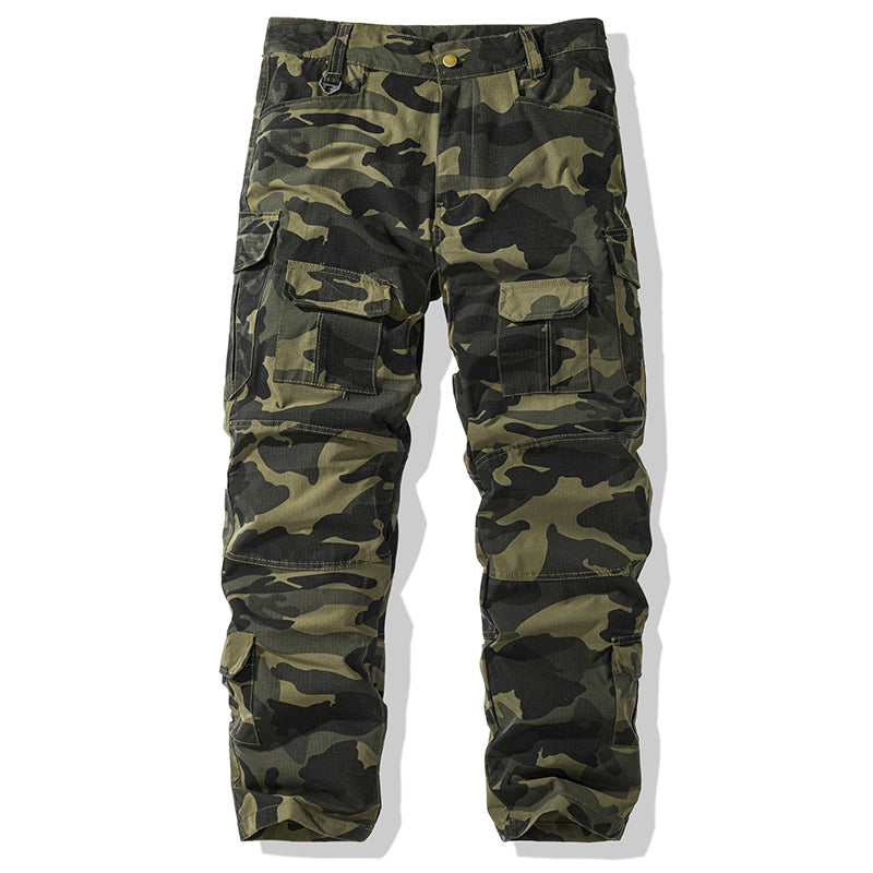 Men's Multi-Pocket Camouflage Cargo Pants