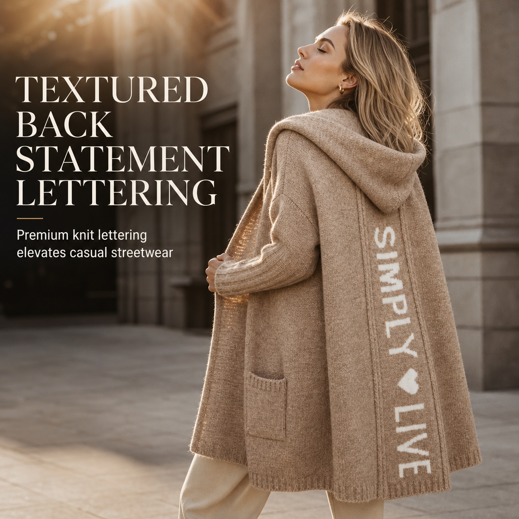 👚✨Women's Long Hooded Knit Cardigan✨𝘉𝘶𝘺 𝘢𝘯𝘺 2 𝘢𝘯𝘥 𝘨𝘦𝘵 𝘢𝘯 𝘦𝘹𝘵𝘳𝘢 8% 𝘥𝘪𝘴𝘤𝘰𝘶𝘯𝘵