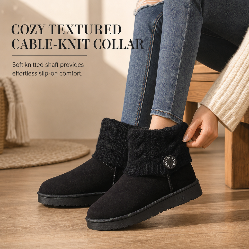 Women's Winter Mid Calf Snow Boots
