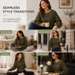 Women's Loose Batwing Sleeve Knit Sweater
