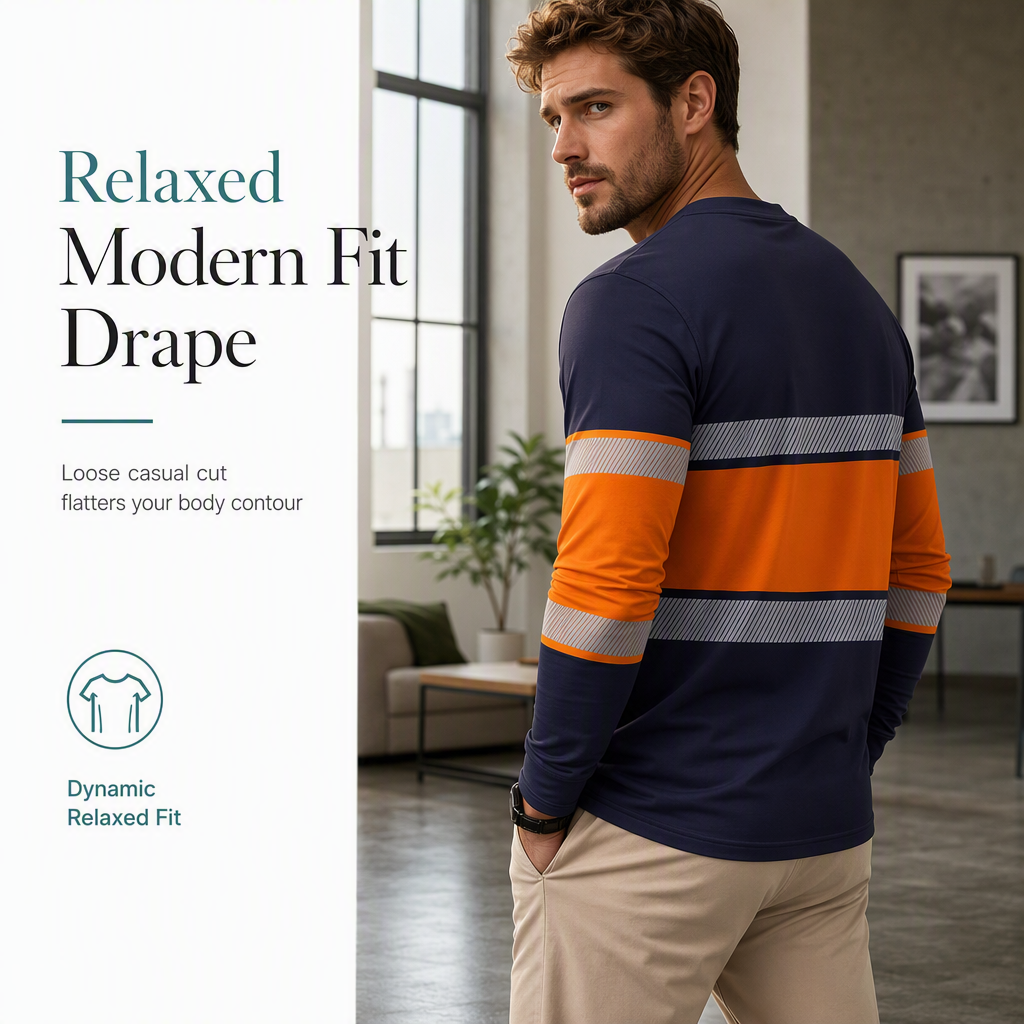 Men's Casual Long Sleeve T-Shirt