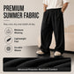 Men's Casual Pleated Wide-Leg Pants
