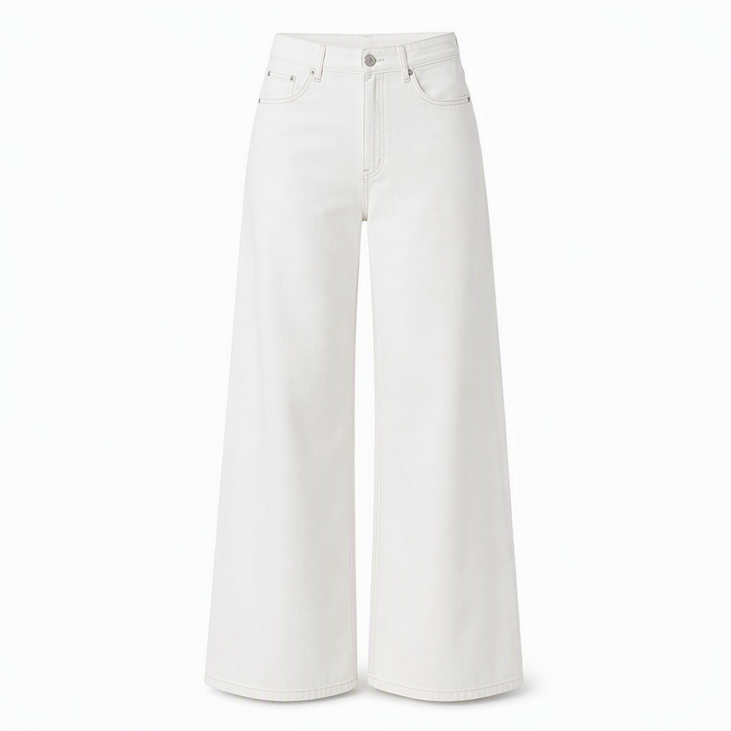 Women's Retro High-Waisted Wide-Leg Jeans