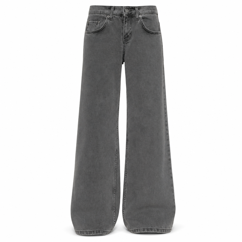 Women's Retro High-Waisted Wide-Leg Jeans