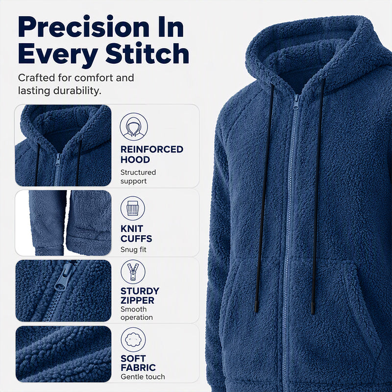 Men's Winter Warm Cozy Hooded Jacket