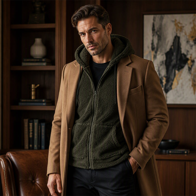 Men's Winter Warm Cozy Hooded Jacket