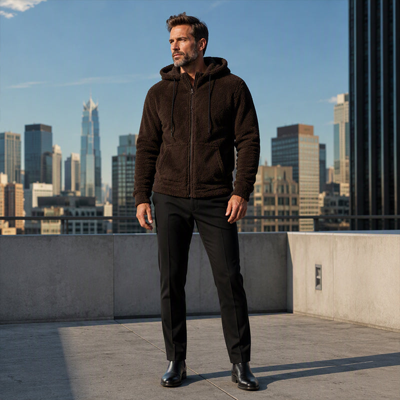 Men's Winter Warm Cozy Hooded Jacket