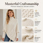 Women's Cable Knit Poncho Sweater